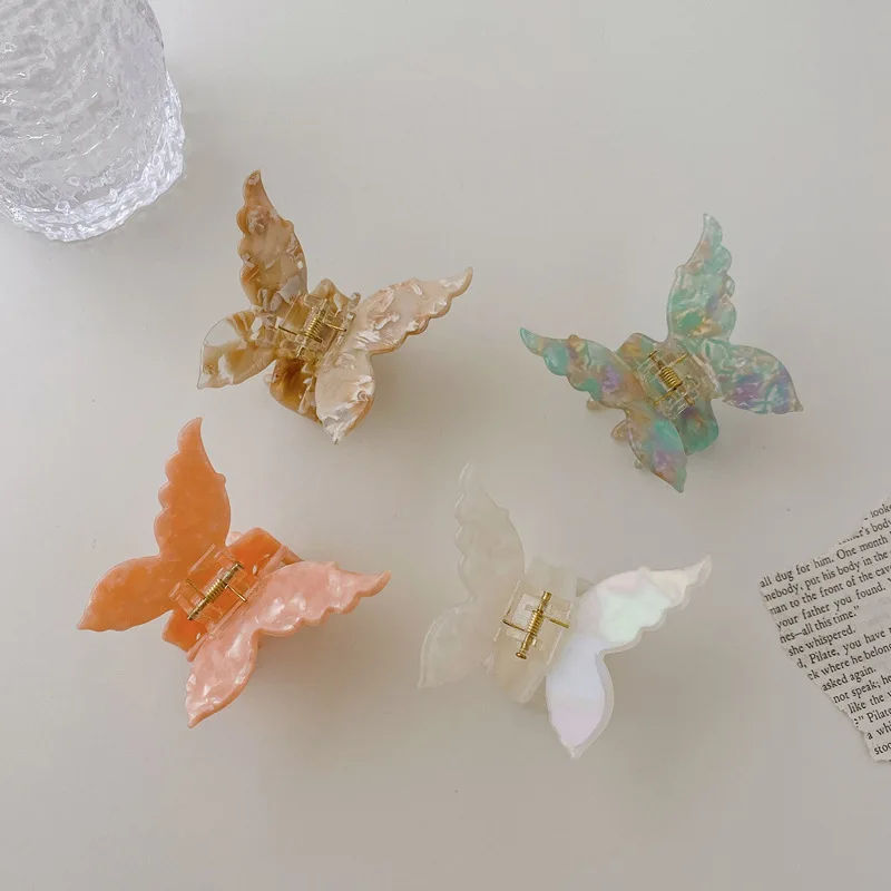 2021 Hot Selling Summer Colorful Butterfly Acetate Grasp Hair Claw Clips For Women Girls Headwear Accessories
2021 Hot Selling Summer Colorful Butterfly Acetate Grasp Hair Claw Clips For Women Girls Headwear Accessories
