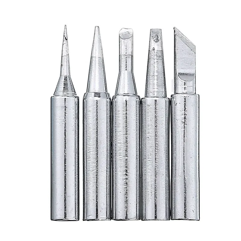 5PCS Copper 900M-T Soler Tips Iron Welding Station 0.8D/1.2D/1.6D/2.4D/3.2D Lead-Free Soldering Iron Head Bit Soldering Tips
5PCS Copper 900M-T Soler Tips Iron Welding Station 0.8D/1.2D/1.6D/2.4D/3.2D Lead-Free Soldering Iron Head Bit Soldering Tips