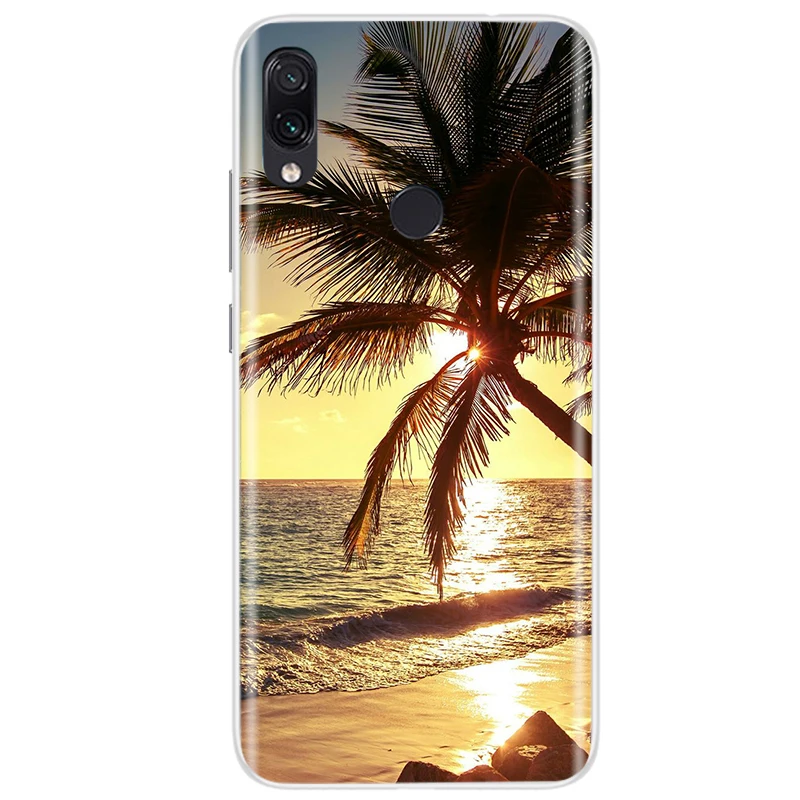 Силиконовый чехол для Xiaomi Redmi Note 7 мягкий из ТПУ Pro Fundas Coque | Мобильные телефоны и