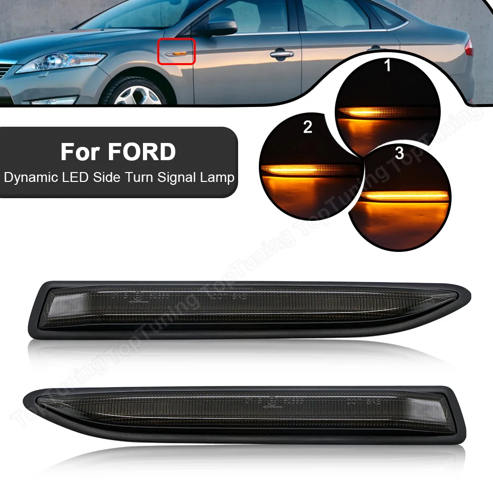 2PCS For Ford Mondeo Mk4 BA7 03.2007-01.2015 Dynamic LED Side Marker Lights Arrow Turn Signal Blinker Lamps
2PCS For Ford Mondeo Mk4 BA7 03.2007-01.2015 Dynamic LED Side Marker Lights Arrow Turn Signal Blinker Lamps