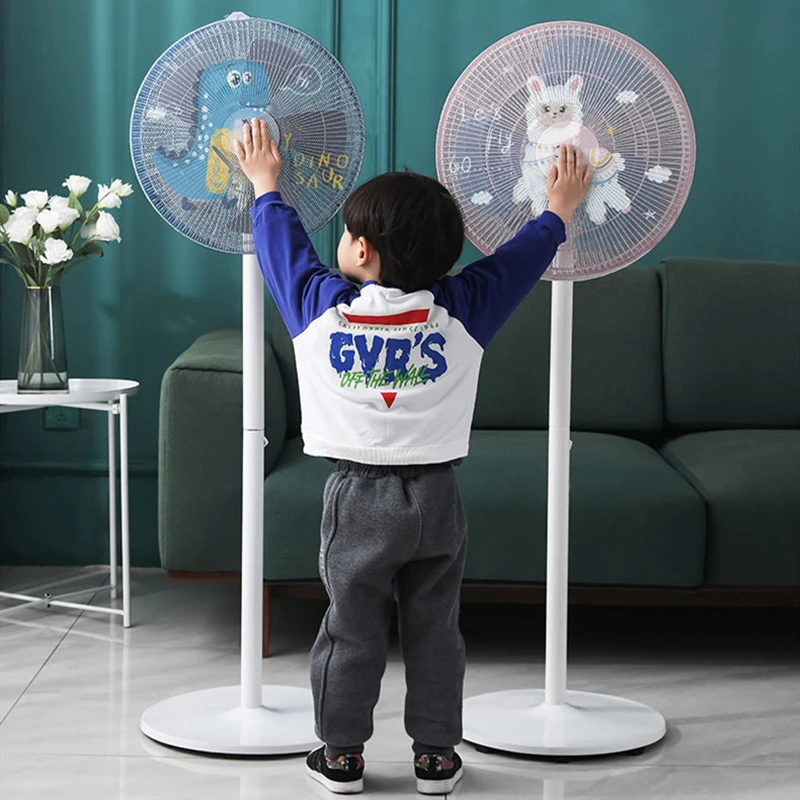 Cartoon Electric Fan Dust Cover Mesh Fan Kids Finger Safety Protector Net Cover Round Stand Fan Finger Guard Dustproof
Cartoon Electric Fan Dust Cover Mesh Fan Kids Finger Safety Protector Net Cover Round Stand Fan Finger Guard Dustproof