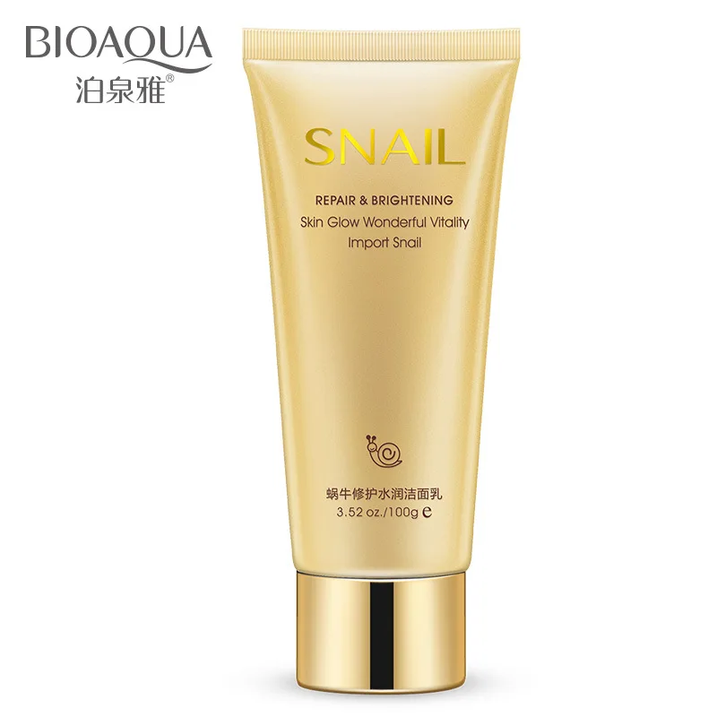 BIOAQUA Snail Facial Cleanser Deep Face Cleansing Pore Oil Control Exfoliating Skin Care Face Washing Product 100g
BIOAQUA Snail Facial Cleanser Deep Face Cleansing Pore Oil Control Exfoliating Skin Care Face Washing Product 100g