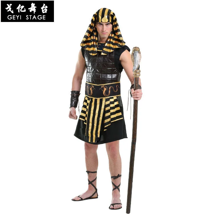 Adult Man Egypt Pharaoh Costume Performance Egyptian Pharaoh Clothing Costumes for Carnival Halloween Party
Adult Man Egypt Pharaoh Costume Performance Egyptian Pharaoh Clothing Costumes for Carnival Halloween Party