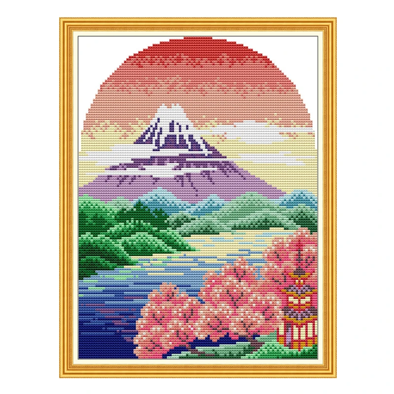 Fuji Mountain 2 Набор для вышивки крестиком aida 14ct 11ct, с напечатанным предметом, вышивка ручной работы «сделай сам»
Fuji Mountain 2 Набор для вышивки крестиком aida 14ct 11ct, с напечатанным предметом, вышивка ручной работы «сделай сам»