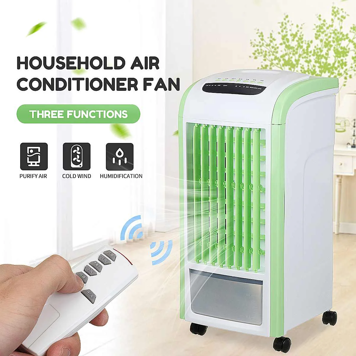 220V 60W Portable Air Conditioner Conditioning Fan Humidifier Cooler Remote Control Air Conditioner Cooling Fan+5 Ice Crystal
220V 60W Portable Air Conditioner Conditioning Fan Humidifier Cooler Remote Control Air Conditioner Cooling Fan+5 Ice Crystal