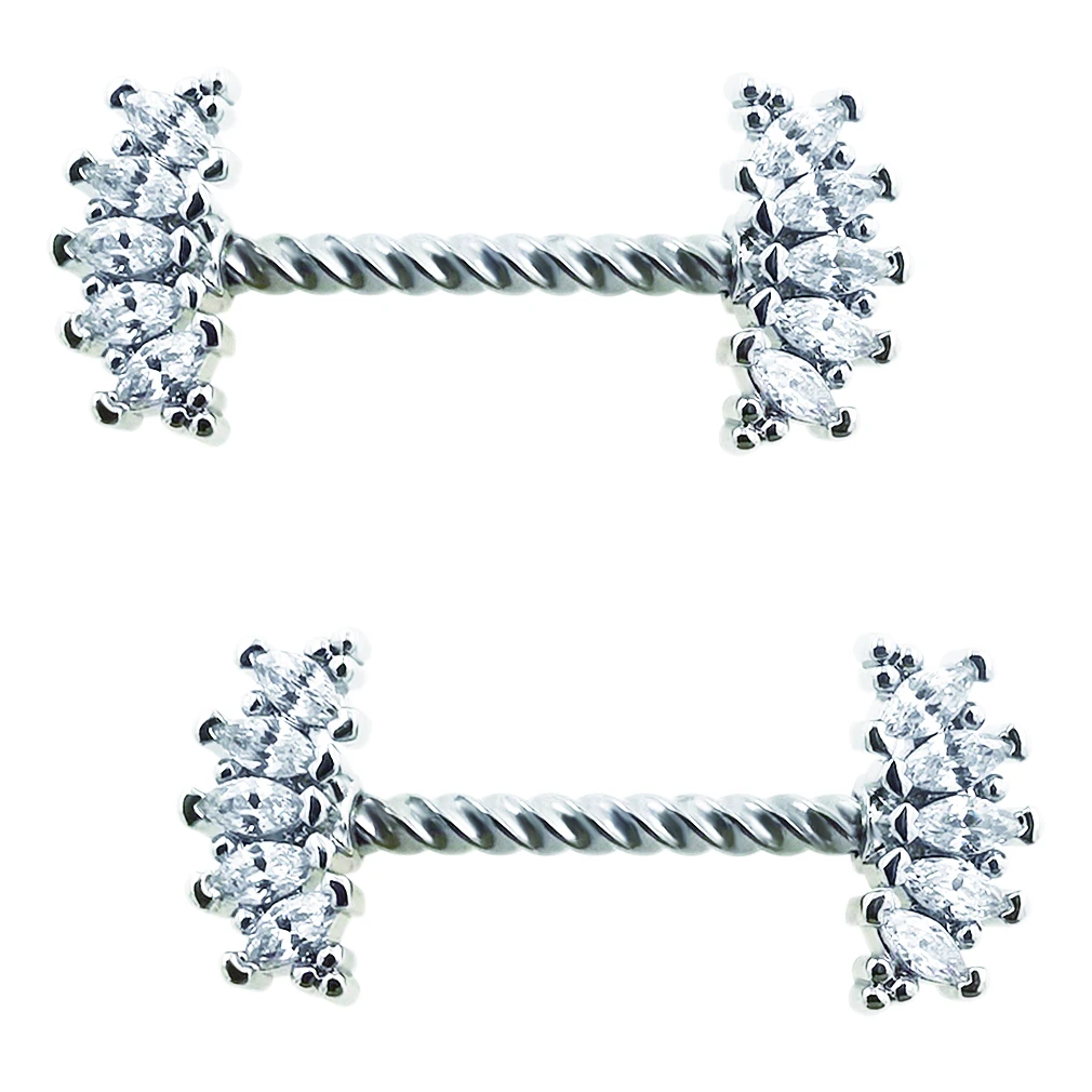 JHJT 2PCS Sexy Nipple Rings Piercing 14G 316L Surgical SS Helix Bar Nipple Bar Piercing Chest Ring Body Jewelry
JHJT 2PCS Sexy Nipple Rings Piercing 14G 316L Surgical SS Helix Bar Nipple Bar Piercing Chest Ring Body Jewelry