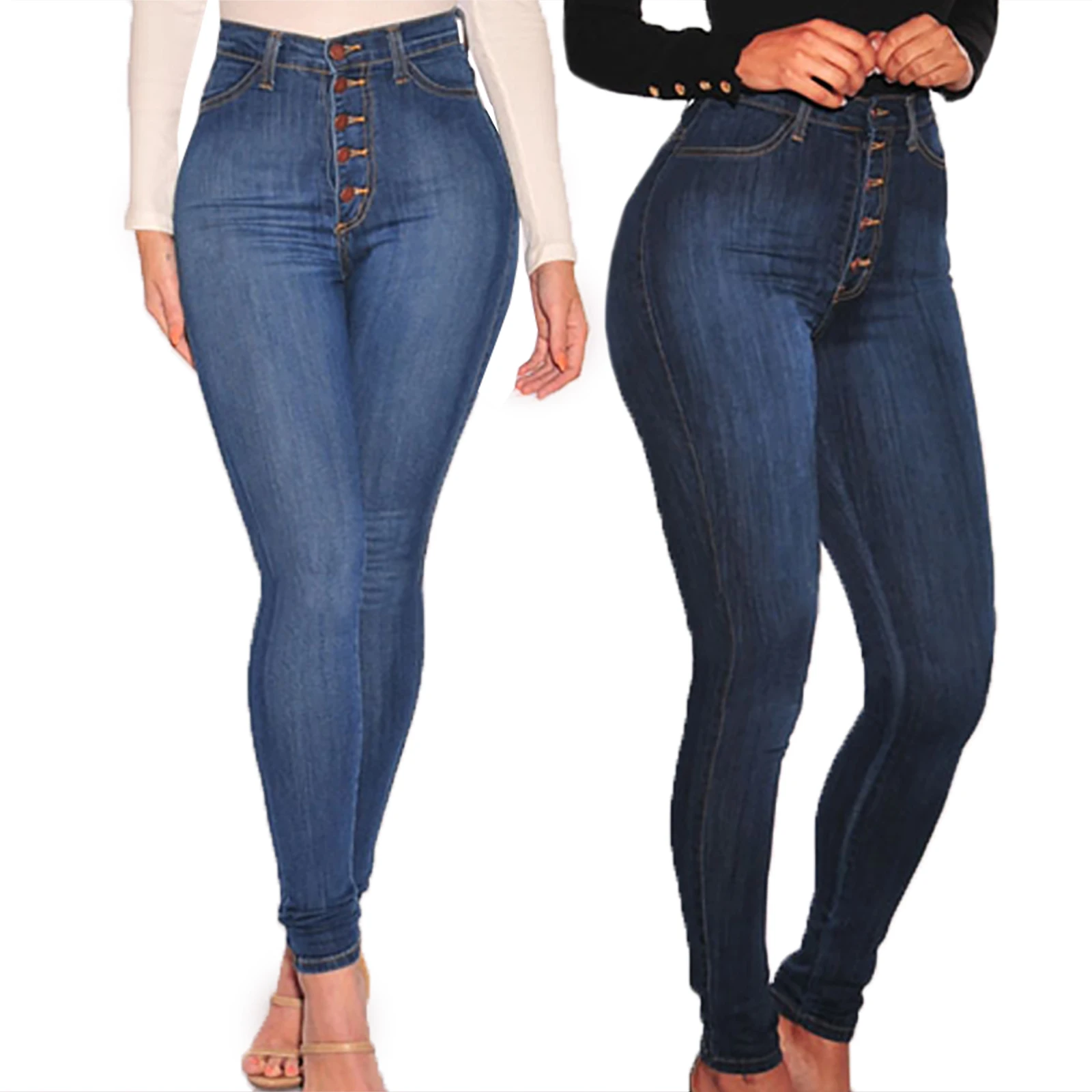 Plus Size Clothing Womens High Waisted Denim Jeans Stretchy Skinny Jeans Pencil Pants Casual Jeggings Pants Fashion Long Trouser
Plus Size Clothing Womens High Waisted Denim Jeans Stretchy Skinny Jeans Pencil Pants Casual Jeggings Pants Fashion Long Trouser