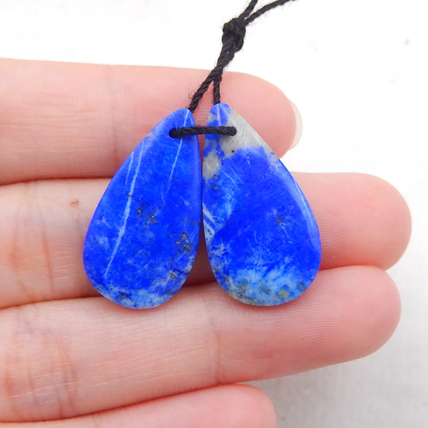 Birthday gift Natural Gemstone Lapis Lazuli fashion Gemstone Earring pair, For Women Jewelry Making DIY 24x13x5mm,4.3g
Birthday gift Natural Gemstone Lapis Lazuli fashion Gemstone Earring pair, For Women Jewelry Making DIY 24x13x5mm,4.3g