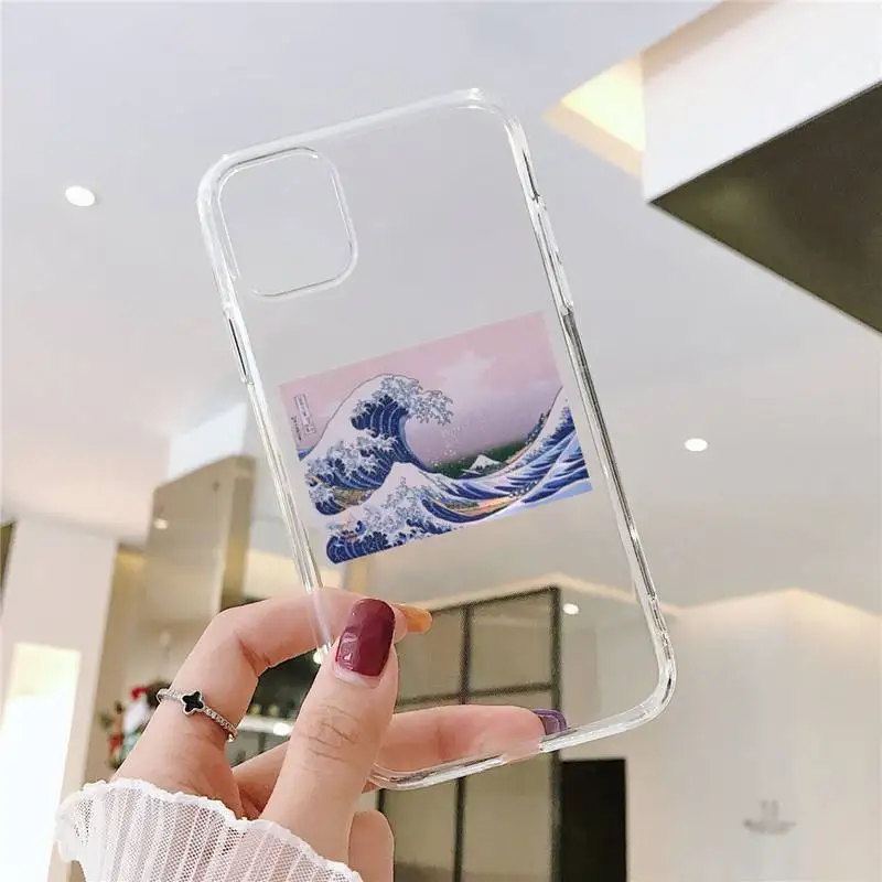 Japan style The Big Wave of kanagawa Phone Case Transparent for iPhone 6 7 8 11 12 s mini pro X XS XR MAX Plus SE cover funda
Japan style The Big Wave of kanagawa Phone Case Transparent for iPhone 6 7 8 11 12 s mini pro X XS XR MAX Plus SE cover funda