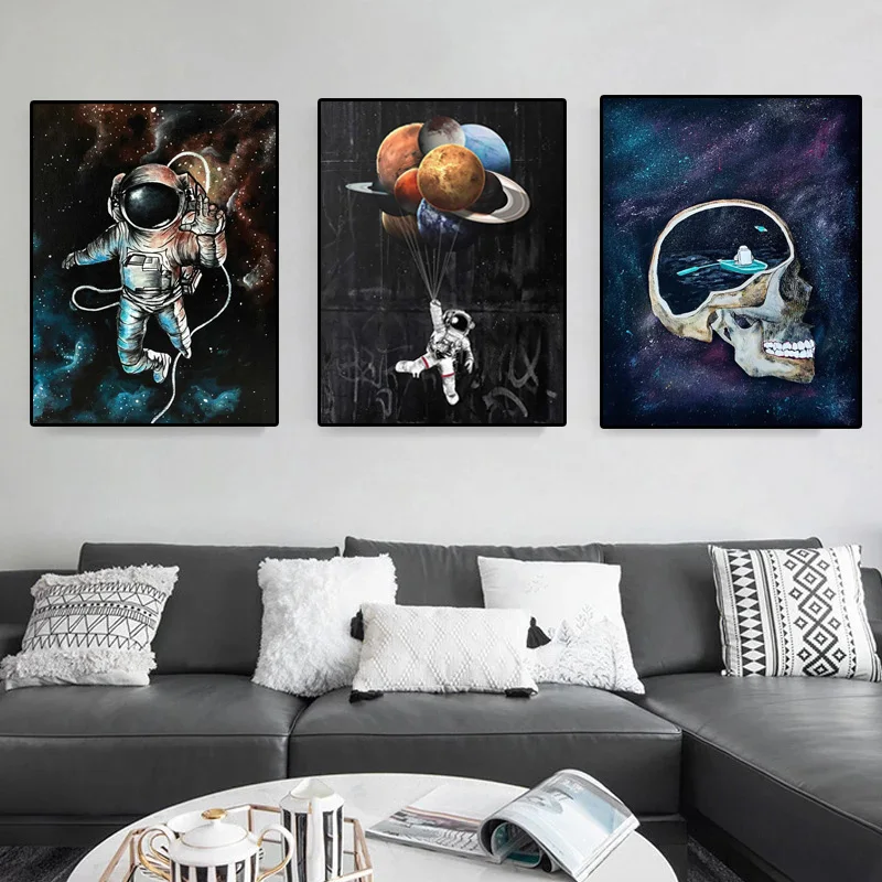 Modern Art Painting WANGART Astronaut Space Dream Star Canvas Painting Posters and Prints Home Wall Decoration Painting
Modern Art Painting WANGART Astronaut Space Dream Star Canvas Painting Posters and Prints Home Wall Decoration Painting