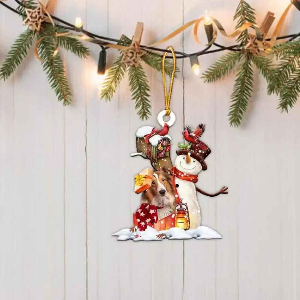 Delicate Christmas Pendants Colorful Cartoon Wooden Adorable Eye-Catching Modern Hanging Ornaments for Party Xmas Adornments
Delicate Christmas Pendants Colorful Cartoon Wooden Adorable Eye-Catching Modern Hanging Ornaments for Party Xmas Adornments