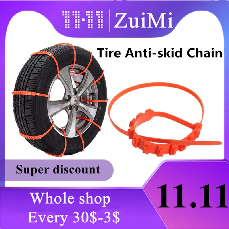 Reusable Winter Outdoor Snow Self-Locking Orange Safety Nylon Car Tire Anti-skid Chains
Reusable Winter Outdoor Snow Self-Locking Orange Safety Nylon Car Tire Anti-skid Chains