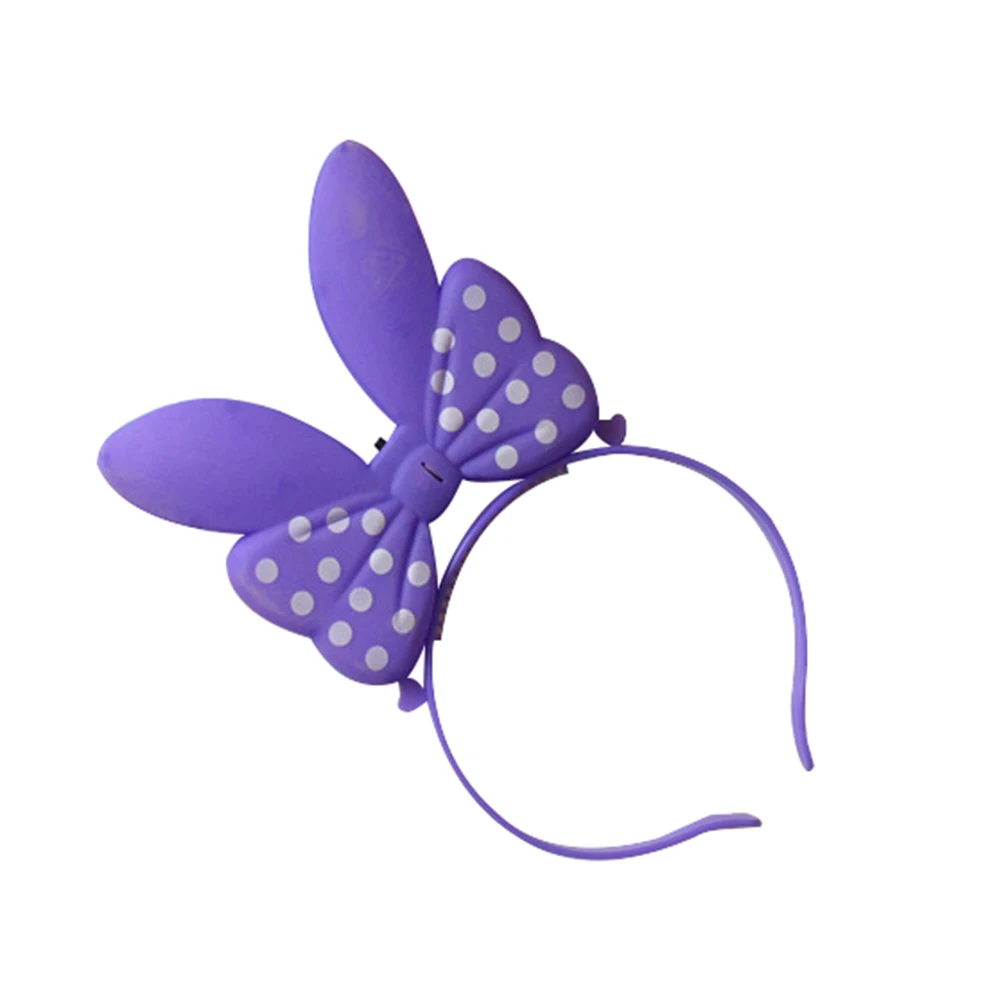 Lovely Round Dot Bowknot LED Headband Kids Adult Party Festival Hairband Prop Students Toy headdress bow tie concert cheer props
Lovely Round Dot Bowknot LED Headband Kids Adult Party Festival Hairband Prop Students Toy headdress bow tie concert cheer props