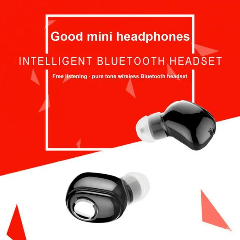 Mini Wireless Bluetooth-compatible Earphone Stereo In-ear Headset With Mic Sports Running Earbuds Earphones For All Phones
Mini Wireless Bluetooth-compatible Earphone Stereo In-ear Headset With Mic Sports Running Earbuds Earphones For All Phones