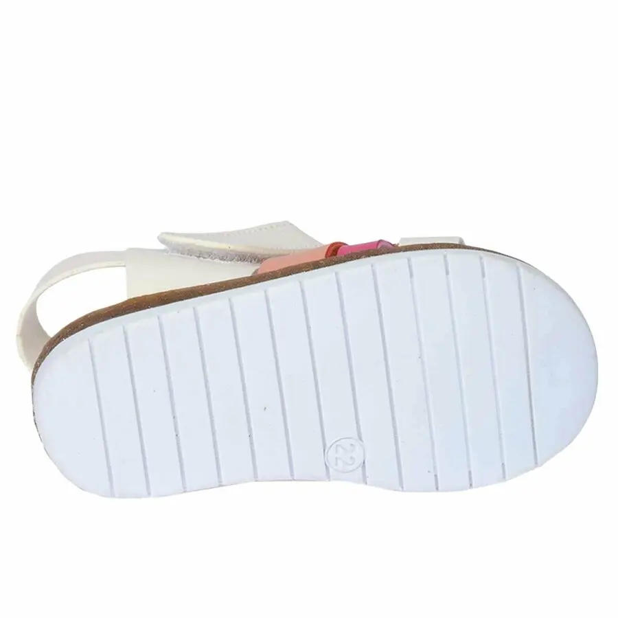 Kids Sandals Cute Bebe Kiko Lf 2282-90 Orthopedic Baby Girl Sandals Slippers White-Pink-Salmon 
Kids Sandals Cute Bebe Kiko Lf 2282-90 Orthopedic Baby Girl Sandals Slippers White-Pink-Salmon
