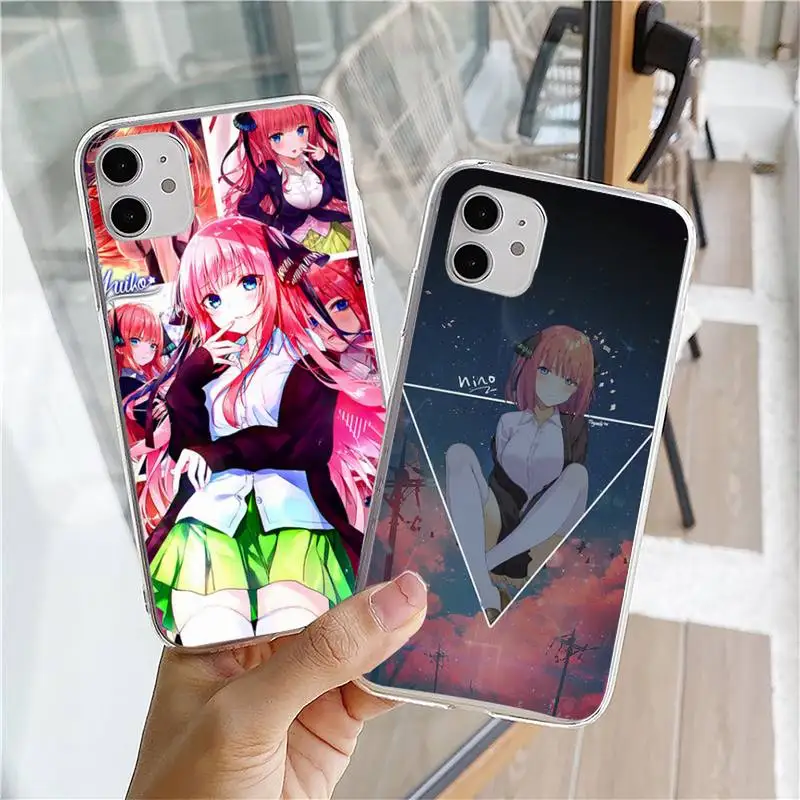 Nakano Nino Anime Girl Phone Case Clear For iPhone 13 12 11 8 7 6 XS Max X XR Mini SE 2020 Transparent Cover Coque
Nakano Nino Anime Girl Phone Case Clear For iPhone 13 12 11 8 7 6 XS Max X XR Mini SE 2020 Transparent Cover Coque