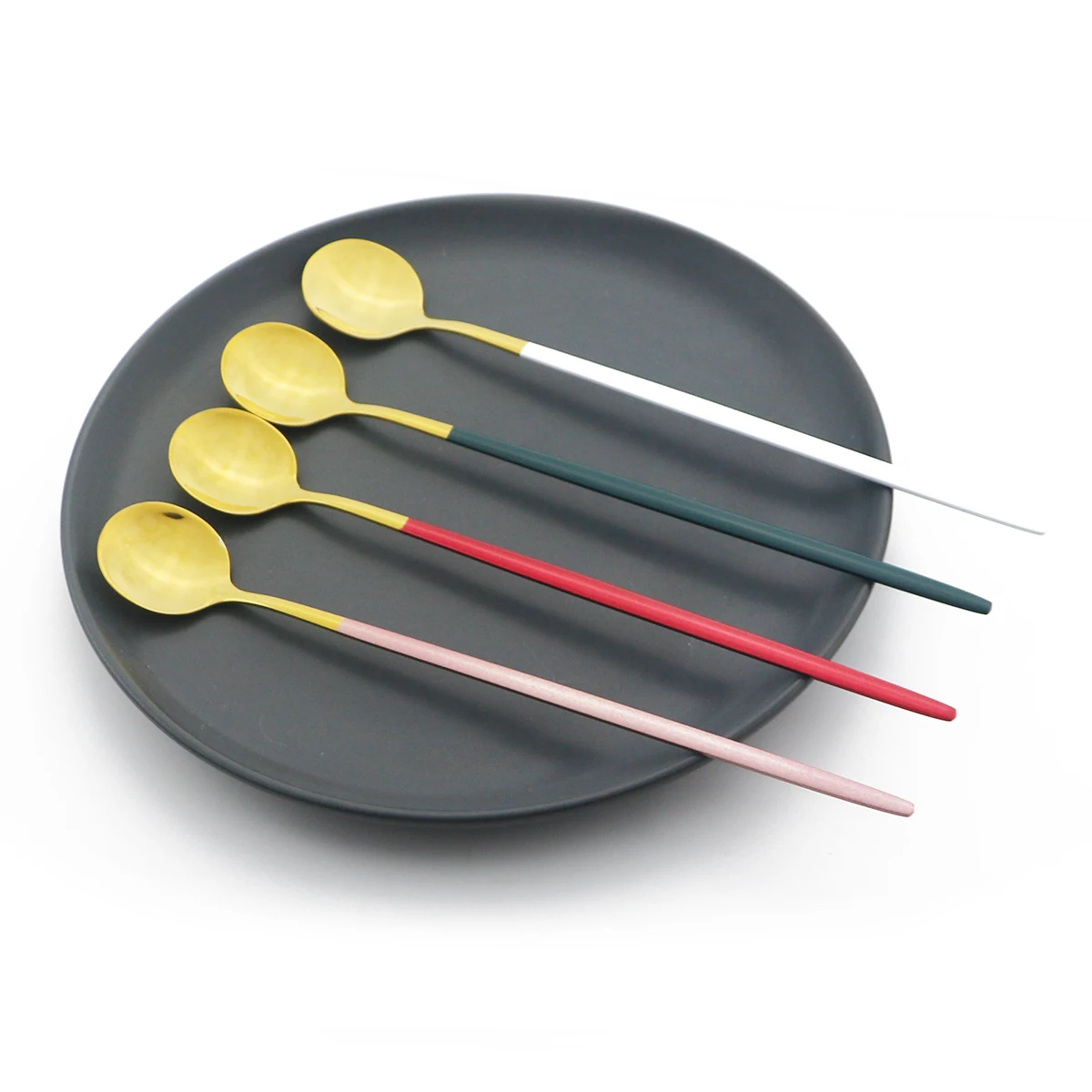 6Pcs/Set Juice Coffee Stirring Cutlery Set Colorful Tea Spoon Dinnerware Ice Cream Long Handle Scoop Tableware Set Kitchen Tools
6Pcs/Set Juice Coffee Stirring Cutlery Set Colorful Tea Spoon Dinnerware Ice Cream Long Handle Scoop Tableware Set Kitchen Tools