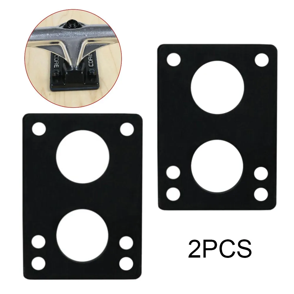 2pcs Longboard Riser Pads 1/4\" (6mm) Risers Skateboard Old School Black Shock Absorbent Designed For Longboard Upgrade
2pcs Longboard Riser Pads 1/4\" (6mm) Risers Skateboard Old School Black Shock Absorbent Designed For Longboard Upgrade