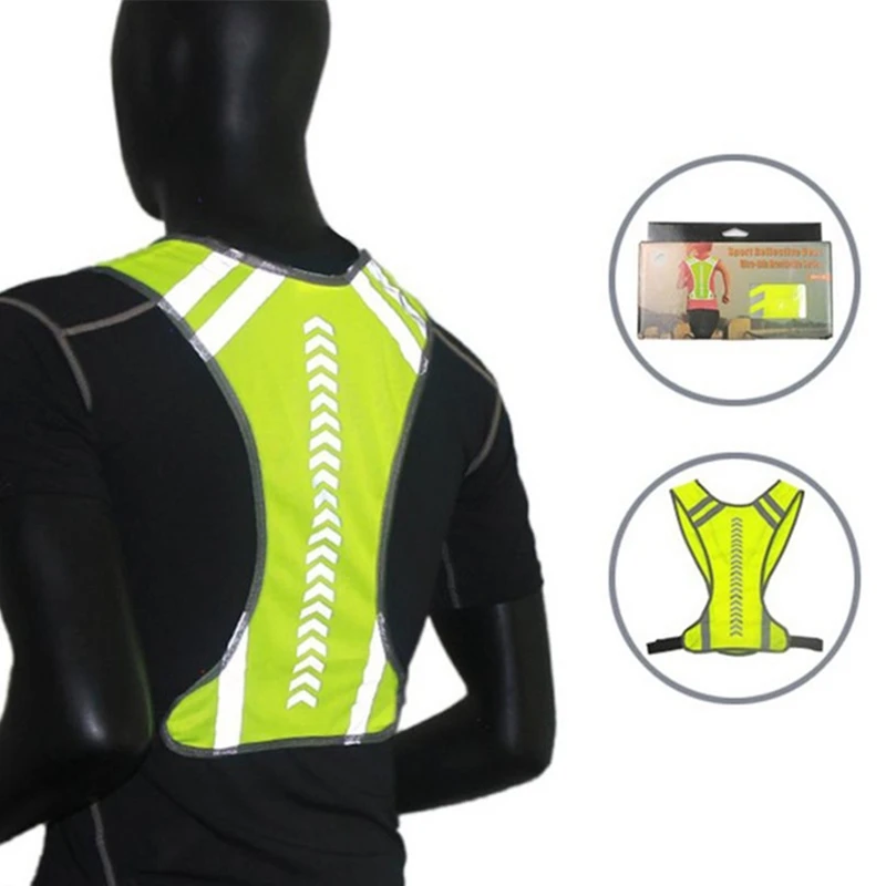 New Reflective Outdoor Cycling Safety Protective Vest Motocycle Harness Night Running Vest Men Women Running Vests
New Reflective Outdoor Cycling Safety Protective Vest Motocycle Harness Night Running Vest Men Women Running Vests