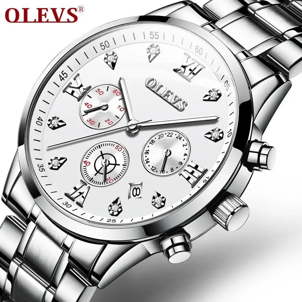 OLEVS Men's Watches Top Brand Luxury Chronograph Men Sports Watch Men Quartz Wristwatch Male Clock Relogio Masculino 2020 New
OLEVS Men's Watches Top Brand Luxury Chronograph Men Sports Watch Men Quartz Wristwatch Male Clock Relogio Masculino 2020 New