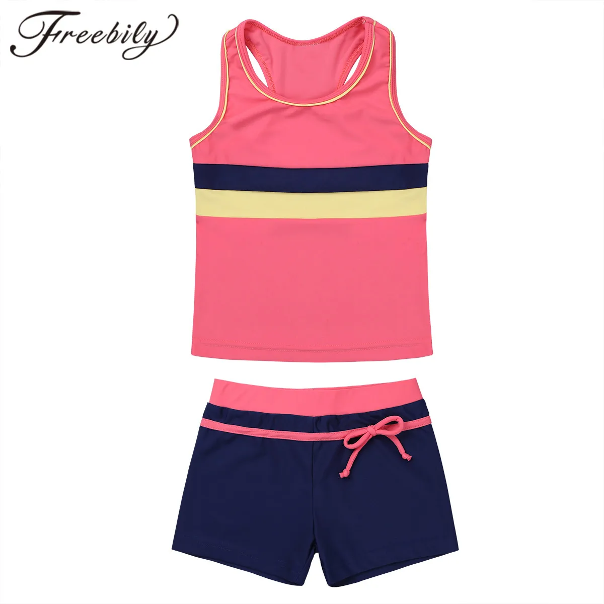 Children's Swimsuits Two Piece Girls Tankini Swimsuit Swimwear Set Swim Tops with Bottoms Kids Bathing Suit Summer Beach Wear
Children's Swimsuits Two Piece Girls Tankini Swimsuit Swimwear Set Swim Tops with Bottoms Kids Bathing Suit Summer Beach Wear