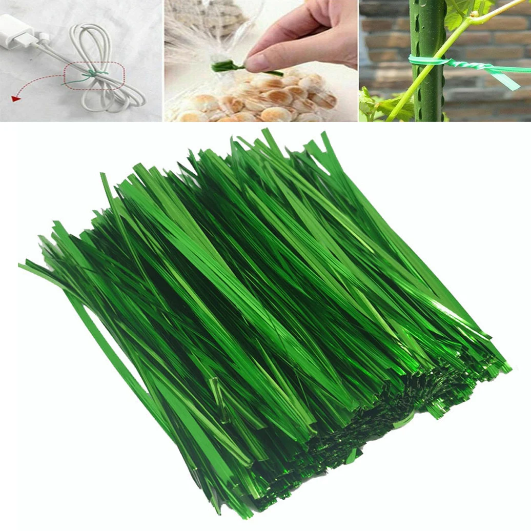 800pcs Green Gardening Vine Climbing Plants Cable Tie Lines Plant Brackets Parts Bonsai Flower Cucumber Grape Rattan Supports
800pcs Green Gardening Vine Climbing Plants Cable Tie Lines Plant Brackets Parts Bonsai Flower Cucumber Grape Rattan Supports