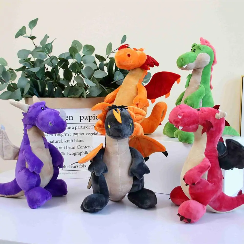 

30 см Красочный динозавр плюшевые игрушки Дети вечерние НКА подарок кукла мягкий Дракон игрушки Kawaii Рождество подарок на день рождения