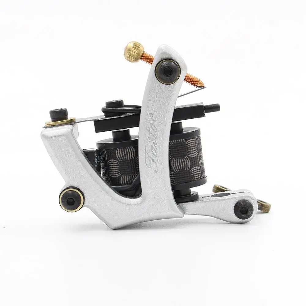Professional silver Tattoo Coils Machine Cutting 10 Wrap Machine For Liner And Shader Color Iron Tattoo Supplies Tattoo Machines
Professional silver Tattoo Coils Machine Cutting 10 Wrap Machine For Liner And Shader Color Iron Tattoo Supplies Tattoo Machines