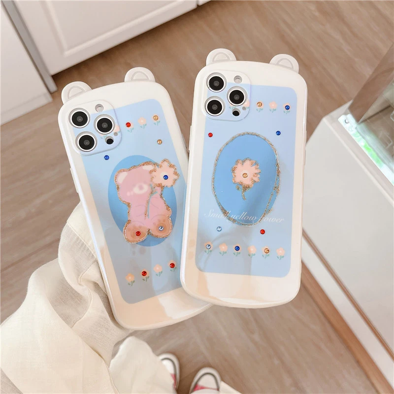 Blu-ray Glitter Cute cartoon Phone Case For iPhone 12 Mini 11 Pro Max XR XS Max SE20 7 8 Plus X Soft IMD Glossy Back Cover Coque
Blu-ray Glitter Cute cartoon Phone Case For iPhone 12 Mini 11 Pro Max XR XS Max SE20 7 8 Plus X Soft IMD Glossy Back Cover Coque