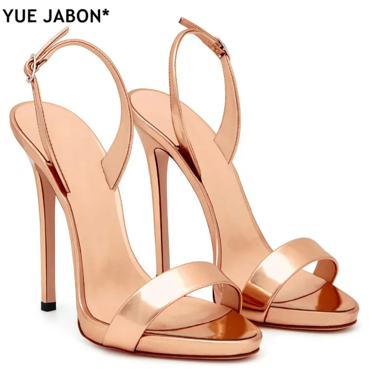 Rose Gold 12CM High Heels Women Brands Style Ladies Classic Back Strap Heels Sexy Red Black Nude Stilettos Shoes Summer Sandals
Rose Gold 12CM High Heels Women Brands Style Ladies Classic Back Strap Heels Sexy Red Black Nude Stilettos Shoes Summer Sandals