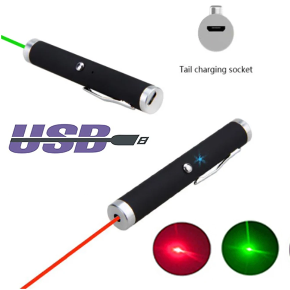 Mini Green Laser Pointer USB Rechargeable High Power 5mW Portable Red Dot Laser High Quality Laser Product
Mini Green Laser Pointer USB Rechargeable High Power 5mW Portable Red Dot Laser High Quality Laser Product