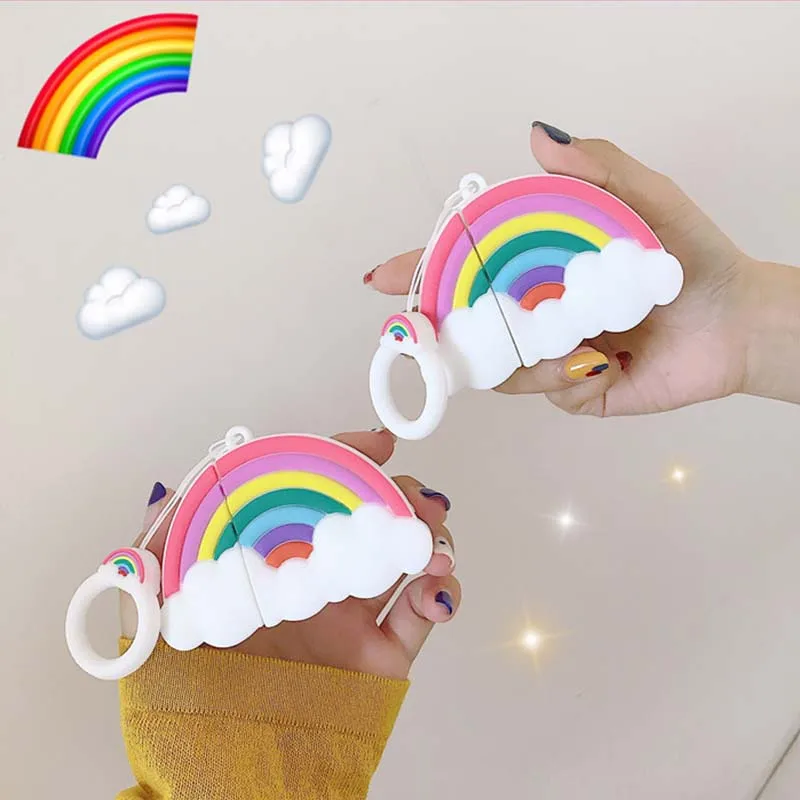 Чехол с радужным облаком и мультяшным рисунком для airpods 1 2, чехол с беспроводным зарядным устройством для телефона airpod, чехол с кольцом, мягк...
Чехол с радужным облаком и мультяшным рисунком для airpods 1 2, чехол с беспроводным зарядным устройством для телефона airpod, чехол с кольцом, мягк...