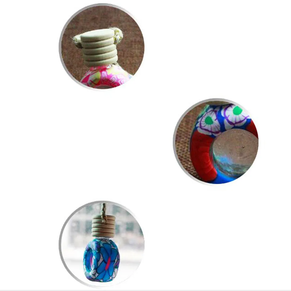 1 Pcs Empty Soft Clay Perfume Bottle Car Pendant Ceramics Auto Inner Decoration Multicolor 5*3cm
1 Pcs Empty Soft Clay Perfume Bottle Car Pendant Ceramics Auto Inner Decoration Multicolor 5*3cm
