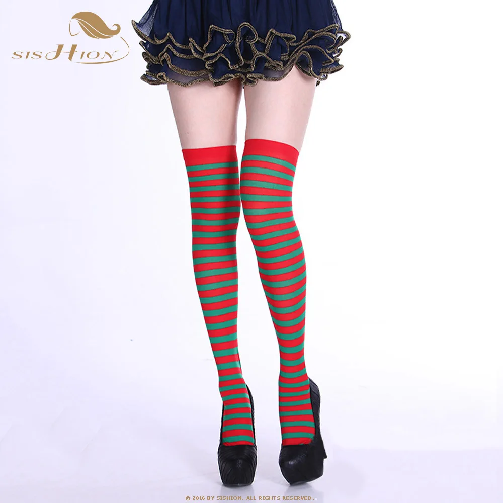 SISHION Striped stockings Halloween Christmas party costumes props long stockings SP0387 knee-Length medias colorful
SISHION Striped stockings Halloween Christmas party costumes props long stockings SP0387 knee-Length medias colorful