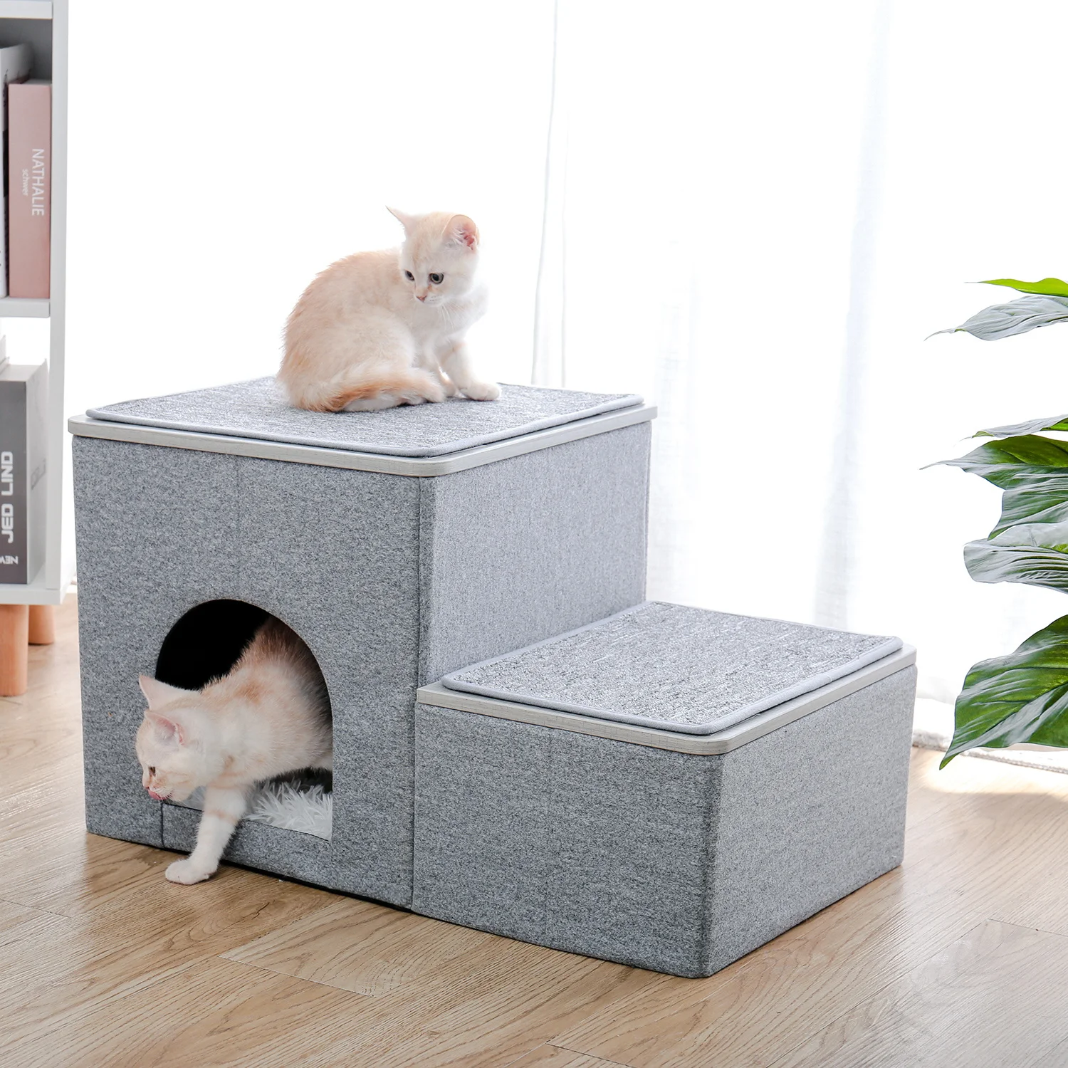 H228cm Pet Cat Tree Toy Condo Cat Climbing Tower Multi-layer With Hammock Cat House Furniture Scratching Solid Wood Post for Cat
H228cm Pet Cat Tree Toy Condo Cat Climbing Tower Multi-layer With Hammock Cat House Furniture Scratching Solid Wood Post for Cat