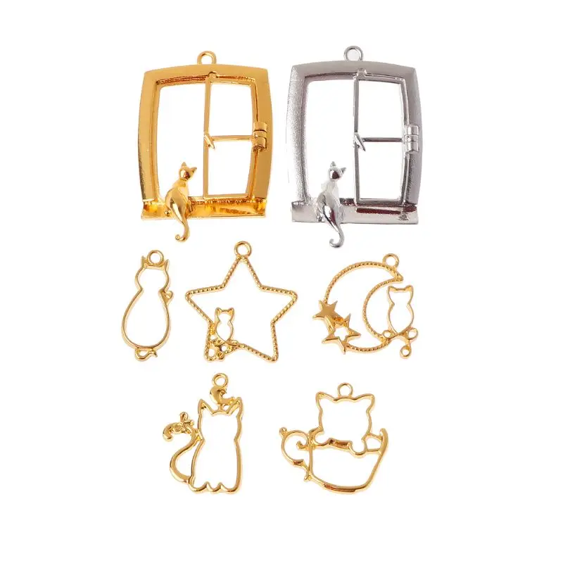 16Pcs Pet Cat Blank Pendant UV Resin Frame Open Bezel Setting For Jewelry Making
16Pcs Pet Cat Blank Pendant UV Resin Frame Open Bezel Setting For Jewelry Making