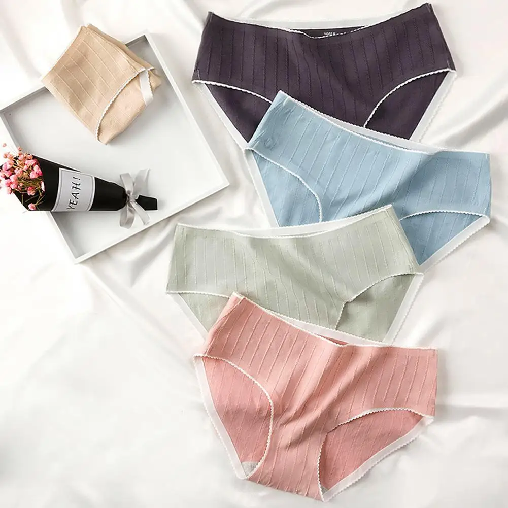 HOT SALES Women Ribbed Striped Stretchy Seamless Solid Color Briefs Underwear Panties Cotton Panties Women Panties Lace Stretchy
HOT SALES Women Ribbed Striped Stretchy Seamless Solid Color Briefs Underwear Panties Cotton Panties Women Panties Lace Stretchy