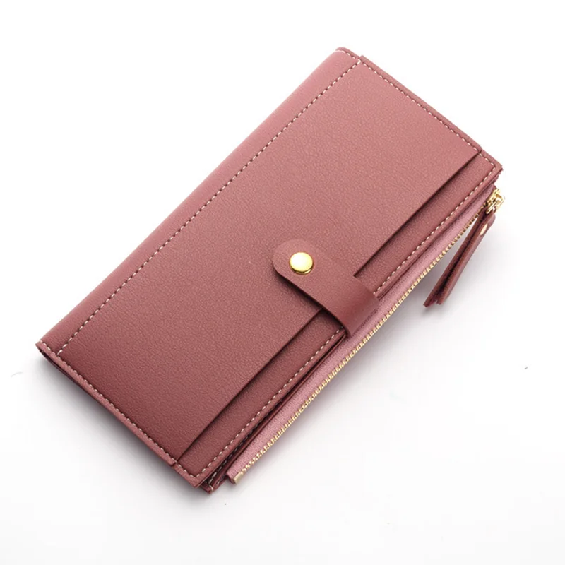 Women's Long Three-fold Buckle Large-capacity Multi-card Position Zipper Clutch Purse
Women's Long Three-fold Buckle Large-capacity Multi-card Position Zipper Clutch Purse