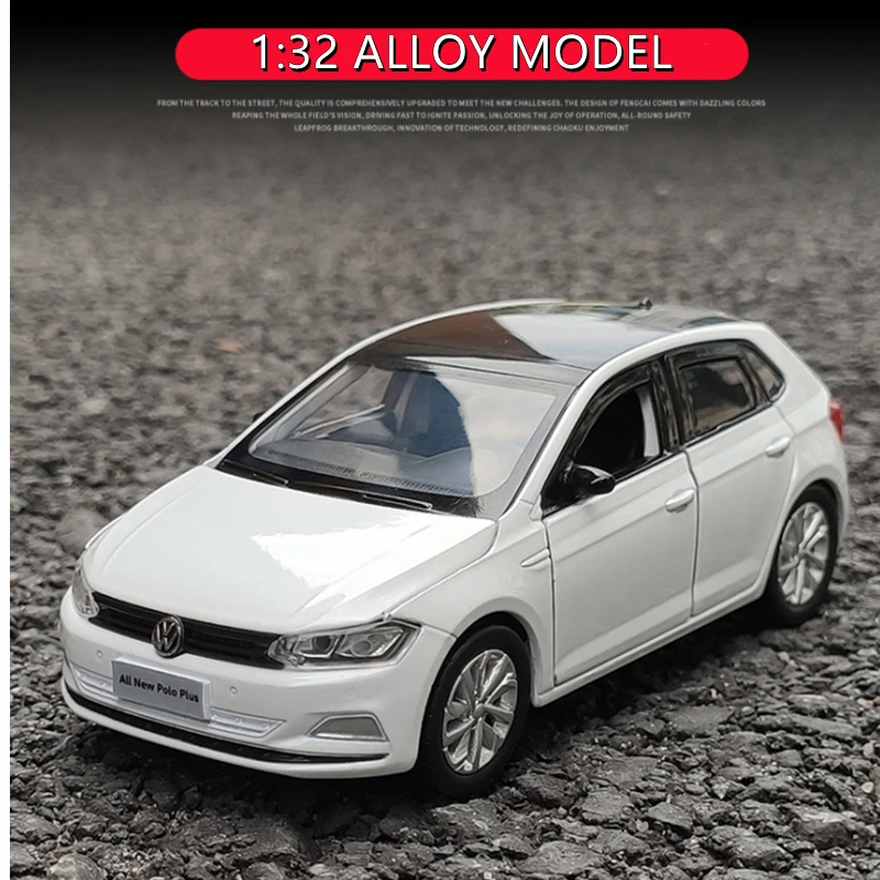 1:32 Volkswagen POLO модель автомобиля из сплава Литые и игрушечные автомобили
