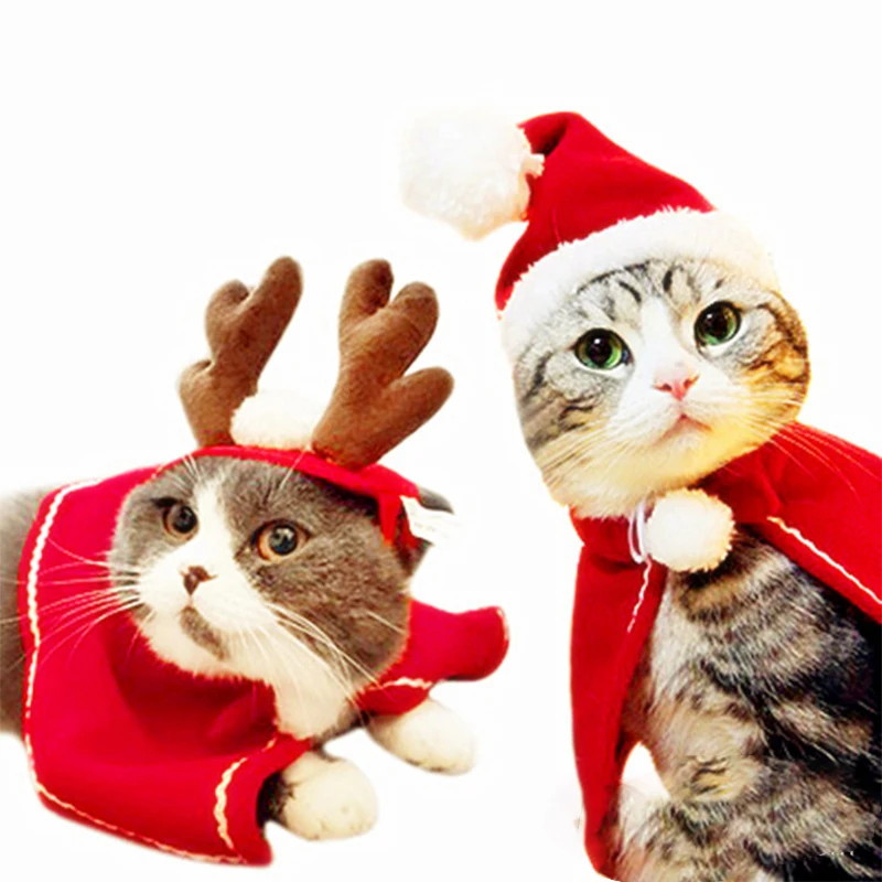 New Pet Clothes Dogs Cats Christmas Dress Up Elk Cloak Hat Scarf Cats and Dogs Autumn and Winter Clothing
New Pet Clothes Dogs Cats Christmas Dress Up Elk Cloak Hat Scarf Cats and Dogs Autumn and Winter Clothing