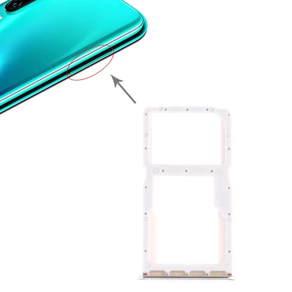 Лоток для SIM-карты iPartsBuy + лоток для SIM-карты/лоток для карт Micro SD для Huawei P30 Lite
Лоток для SIM-карты iPartsBuy + лоток для SIM-карты/лоток для карт Micro SD для Huawei P30 Lite