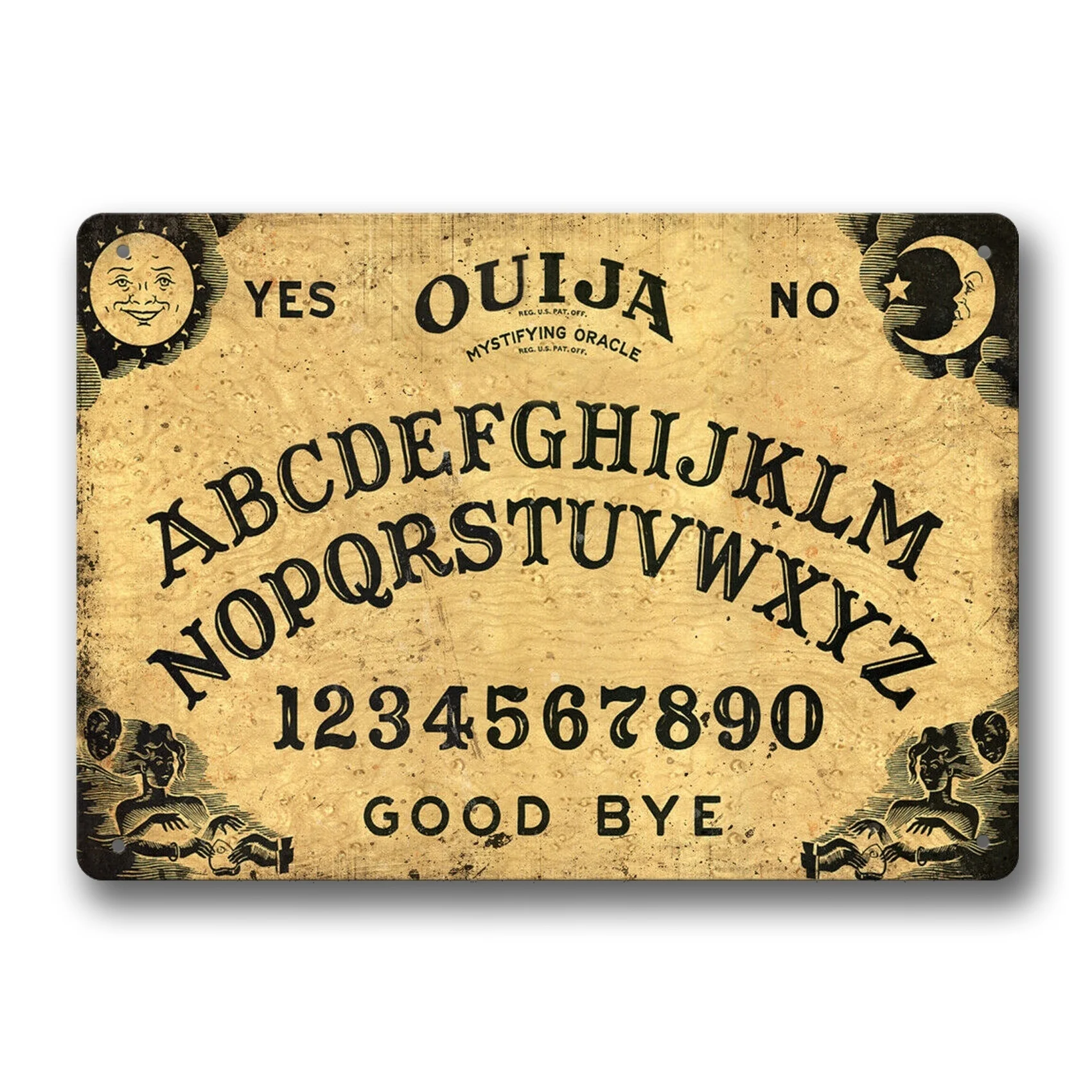Ouija доска, коричневая металлическая жестяная вывеска, металлический знак, настенный знак, металлический декор, Настенный декор (20 см x 30 см)
Ouija доска, коричневая металлическая жестяная вывеска, металлический знак, настенный знак, металлический декор, Настенный декор (20 см x 30 см)