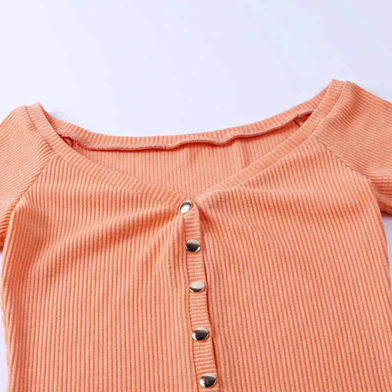 Sexy Slash neck Buttons slim Mini dress Women Fashion Chic Short sleeve Elastic skinny Dresses Ladies 2021 new summer Clothing
Sexy Slash neck Buttons slim Mini dress Women Fashion Chic Short sleeve Elastic skinny Dresses Ladies 2021 new summer Clothing