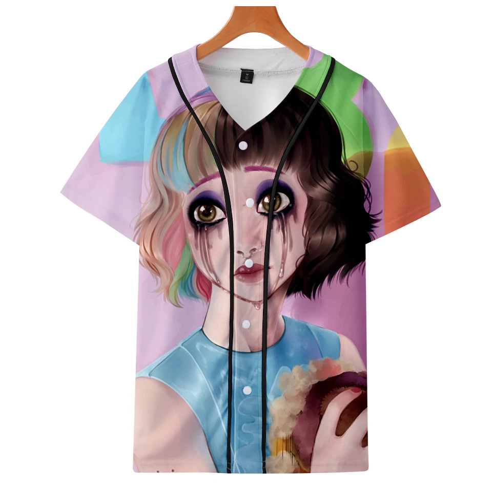 Cry baby melanie martinez/Бейсбольная Футболка популярная модная летняя Бейсбольная из