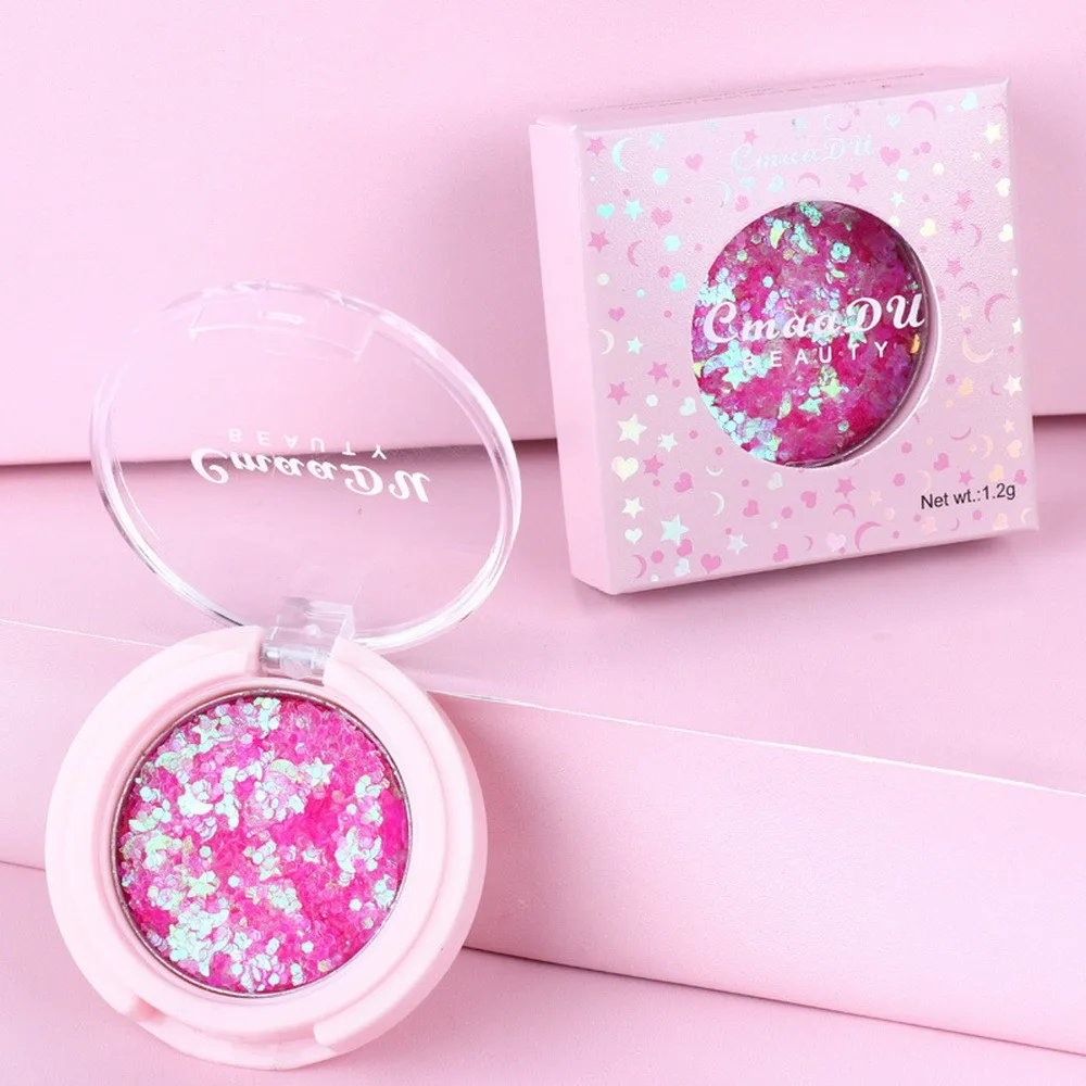 Glitters Monochrome Eyeshadow Iridescent Sequins Women Cosmetic for Eye Body Face Glitter Powder Decor
Glitters Monochrome Eyeshadow Iridescent Sequins Women Cosmetic for Eye Body Face Glitter Powder Decor