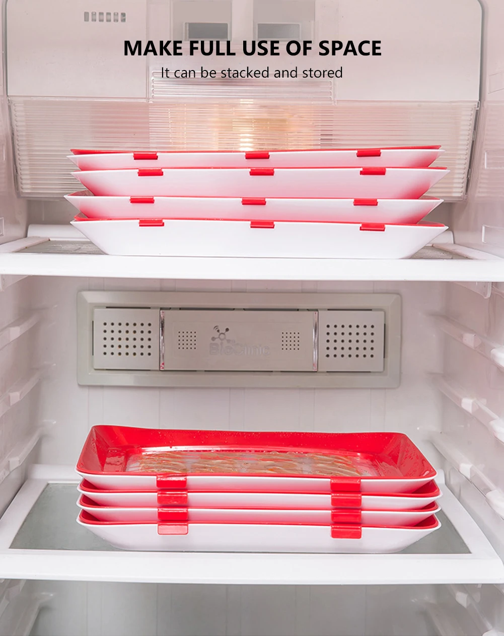 Red/Green/Black Kitchen Food Storage Keeping Spacer Preservate Rectangle Creative Food Preservation Tray Organizer Keeping Fresh
Red/Green/Black Kitchen Food Storage Keeping Spacer Preservate Rectangle Creative Food Preservation Tray Organizer Keeping Fresh