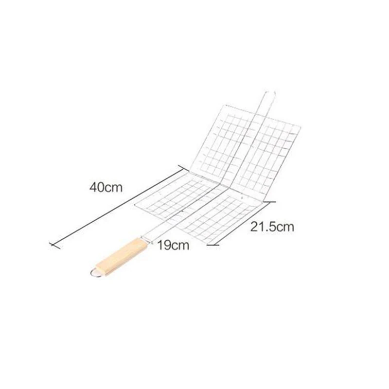 Non-Stick BBQ Grilling Basket Stainless Steel Grill Mesh Fish Vegetable Meat Holder Heat Resistance Outdoor Barbecue Tools
Non-Stick BBQ Grilling Basket Stainless Steel Grill Mesh Fish Vegetable Meat Holder Heat Resistance Outdoor Barbecue Tools