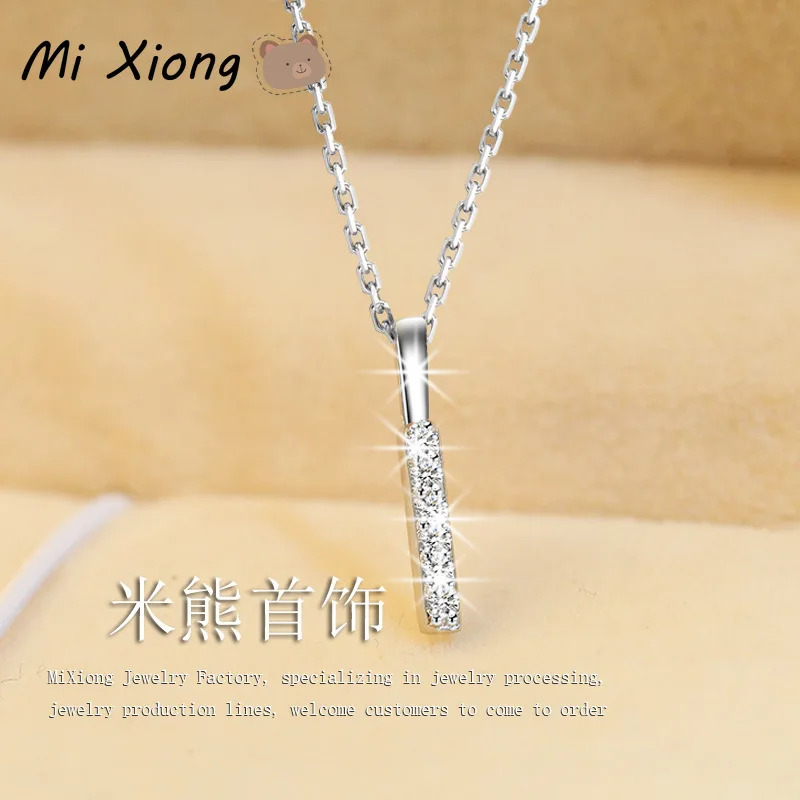 Mi Xiong 925 sterling silver bohemian crystal pendant necklace exquisite and elegant fresh charm ladies party brand jewelry 
Mi Xiong 925 sterling silver bohemian crystal pendant necklace exquisite and elegant fresh charm ladies party brand jewelry