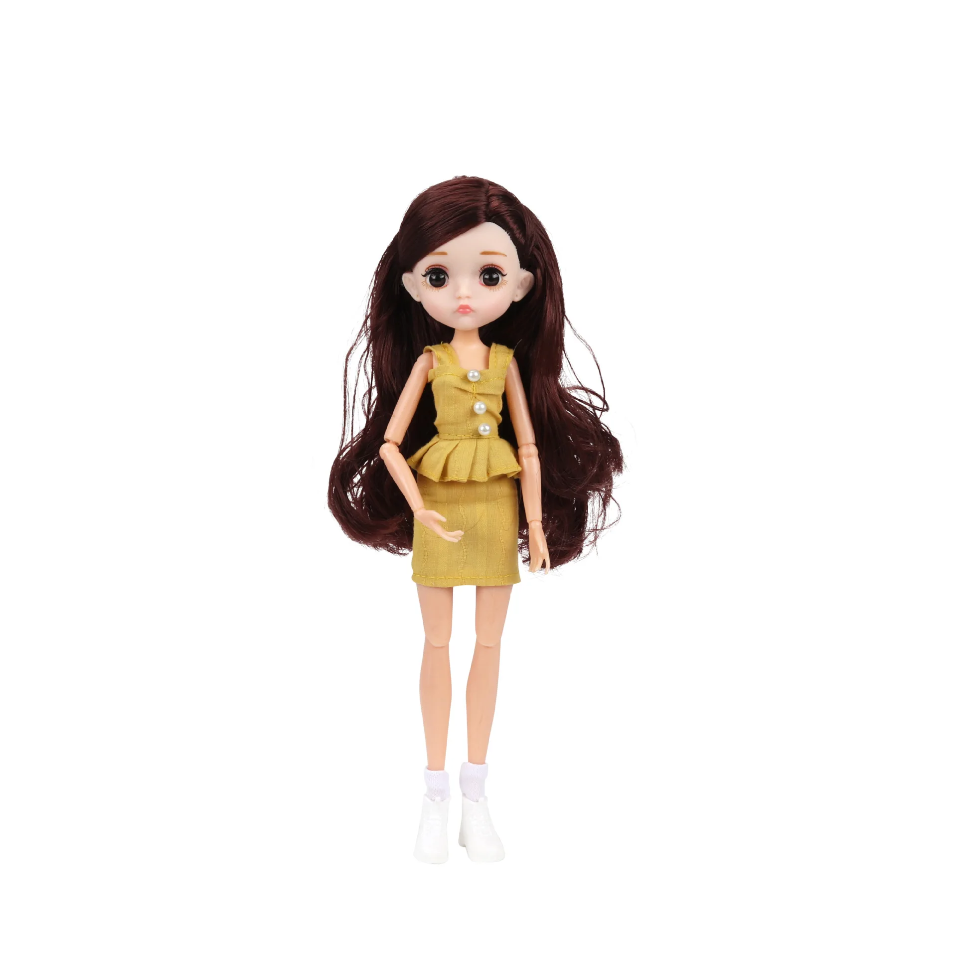 BJD Dolls 26cm Doll DIY Toys with Full Set Clothes Shoes Wig Makeup, Best Gift for Girls
BJD Dolls 26cm Doll DIY Toys with Full Set Clothes Shoes Wig Makeup, Best Gift for Girls