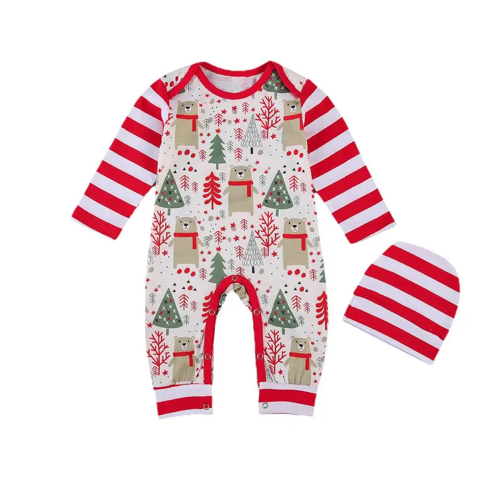 Newborn Baby\u2019s 0-24M Long-sleeved Jumpsuit Cartoon Christmas Print Round Neck One Piece Long Pants and Hat
Newborn Baby\u2019s 0-24M Long-sleeved Jumpsuit Cartoon Christmas Print Round Neck One Piece Long Pants and Hat